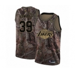 Men's Los Angeles Lakers #39 Dwight Howard Swingman Camo Realtree Collection Basketball Jersey