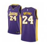 Men's Nike Los Angeles Lakers #24 Kobe Bryant Swingman Purple NBA Jersey - Statement Edition