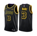 Men's Nike Los Angeles Lakers #3 Josh Hart Authentic Black City Edition NBA Jersey