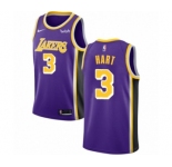 Men's Nike Los Angeles Lakers #3 Josh Hart Authentic Purple NBA Jersey - Statement Edition