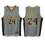 nba los angeles lakers #24 bryant grey[swingman]