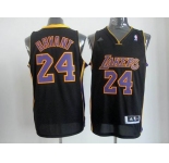 nba los angeles lakers #24 kobe bryant blackpurple[revolution 30 swingman]