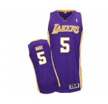 Women's Adidas Los Angeles Lakers #5 Josh Hart Authentic Purple Road NBA Jersey