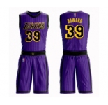 Women's Los Angeles Lakers #39 Dwight Howard Swingman Purple Basketball Suit Jersey - City Edition