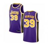 Youth Los Angeles Lakers #39 Dwight Howard Swingman Purple Basketball Jersey - Statement Edition