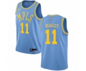 Youth Nike Los Angeles Lakers #11 Michael Beasley Authentic Blue Hardwood Classics NBA Jersey
