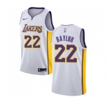 Youth Nike Los Angeles Lakers #22 Elgin Baylor Swingman White NBA Jersey - Association Edition