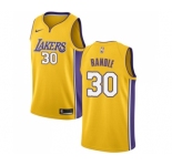 Youth Nike Los Angeles Lakers #30 Julius Randle Swingman Gold Home NBA Jersey - Icon Edition