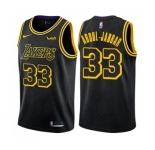 Youth Nike Los Angeles Lakers #33 Kareem Abdul-Jabbar Swingman Black NBA Jersey - City Edition