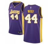Youth Nike Los Angeles Lakers #44 Jerry West Swingman Purple NBA Jersey - Statement Edition