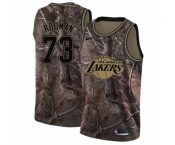 Youth Nike Los Angeles Lakers #73 Dennis Rodman Swingman Camo Realtree Collection NBA Jersey