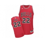Men's Adidas Chicago Bulls #22 Cameron Payne Swingman Red Road NBA Jersey