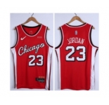 Men's Chicago Bulls #23 Michael Jordan 75th Anniversary Red Edition Swingman Stitched Basketball Jersey