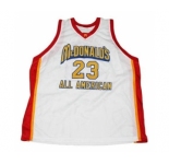 Men's Chicago Bulls #23 Michael Jordan McDonald's All American Stitched Basketball Jersey