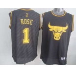nba chicago bulls #1 rose zebra
