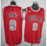 nba chicago bulls #9 deng red[grey number][2011  revolution 30]