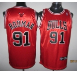 nba chicago bulls #91 rodman red