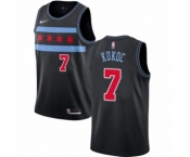 Women's Nike Chicago Bulls #7 Toni Kukoc Swingman Black NBA Jersey - City Edition