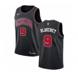 Women's Nike Chicago Bulls #9 Antonio Blakeney Authentic Black NBA Jersey Statement Edition