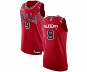 Women's Nike Chicago Bulls #9 Antonio Blakeney Authentic Red NBA Jersey - Icon Edition