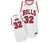 Youth Adidas Chicago Bulls #32 Kris Dunn Swingman White Home NBA Jersey