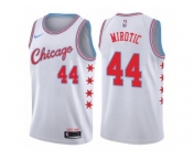 Youth Nike Chicago Bulls #44 Nikola Mirotic Swingman White NBA Jersey - City Edition