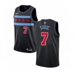 Youth Nike Chicago Bulls #7 Toni Kukoc Swingman Black NBA Jersey - City Edition