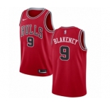 Youth Nike Chicago Bulls #9 Antonio Blakeney Swingman Red NBA Jersey - Icon Edition