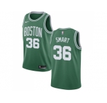 Men Nike Boston Celtics #36 Marcus Smart Green NBA Swingman Icon Edition Jersey