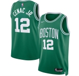 Men's Boston Celtics #12 Chris Cenac Jr Kelly Green 2026 Draft Icon Edition Stitched Basketball Jersey