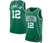 Men's Boston Celtics #12 Chris Cenac Jr Kelly Green 2026 Draft Icon Edition Stitched Basketball Jersey