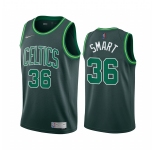 Men's Boston Celtics #36 Marcus Smart Green NBA Swingman 2020-21 Earned Edition Jersey