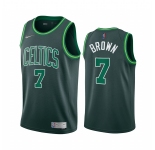 Men's Boston Celtics #7 Jaylen Brown Green NBA Swingman 2020-21 Earned Edition Jersey