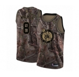 Men's Boston Celtics #8 Kemba Walker Swingman Camo Realtree Collection Basketball Jersey