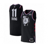Men's Jordan Boston Celtics #11 Kyrie Irving Authentic Black 2019 All-Star Game Basketball Jersey