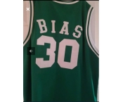 Men's Mitchell and Ness Boston Celtics #30 Bias Green Throwback Basketball Jersey