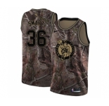 Men's Nike Boston Celtics #36 Marcus Smart Swingman Camo Realtree Collection NBA Jersey