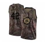 Men's Nike Boston Celtics #42 Al Horford Swingman Camo Realtree Collection NBA Jersey
