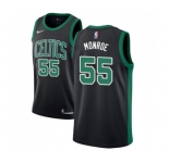 Men's Nike Boston Celtics #55 Greg Monroe Authentic Black NBA Jersey - Statement Edition