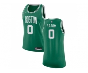 Women Nike Boston Celtics #0 Jayson Tatum Green NBA Swingman Icon Edition Jersey