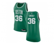 Women Nike Boston Celtics #36 Marcus Smart Green NBA Swingman Icon Edition Jersey