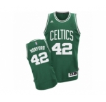 Women's Adidas Boston Celtics #42 Al Horford Swingman Green(White No.) Road NBA Jersey