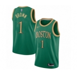 Women's Boston Celtics #1 Walter Brown Swingman Green Basketball Jersey - 2019-20 City Edition