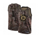 Women's Nike Boston Celtics #1 Walter Brown Swingman Camo Realtree Collection NBA Jersey