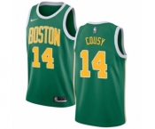 Women's Nike Boston Celtics #14 Bob Cousy Green Swingman Jersey - Earned Edition