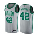 Women's Nike Boston Celtics #42 Al Horford Swingman Gray NBA Jersey - City Edition