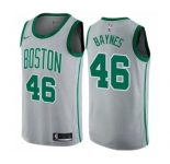 Women's Nike Boston Celtics #46 Aron Baynes Swingman Gray NBA Jersey - City Edition