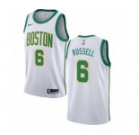 Women's Nike Boston Celtics #6 Bill Russell Swingman White NBA Jersey - City Edition