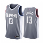 Los Angeles Clippers #13 Paul George Gray NBA Swingman 2020-21 Earned Edition Jersey