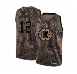 Men's Nike Los Angeles Clippers #12 Luc Mbah a Moute Swingman Camo Realtree Collection NBA Jersey